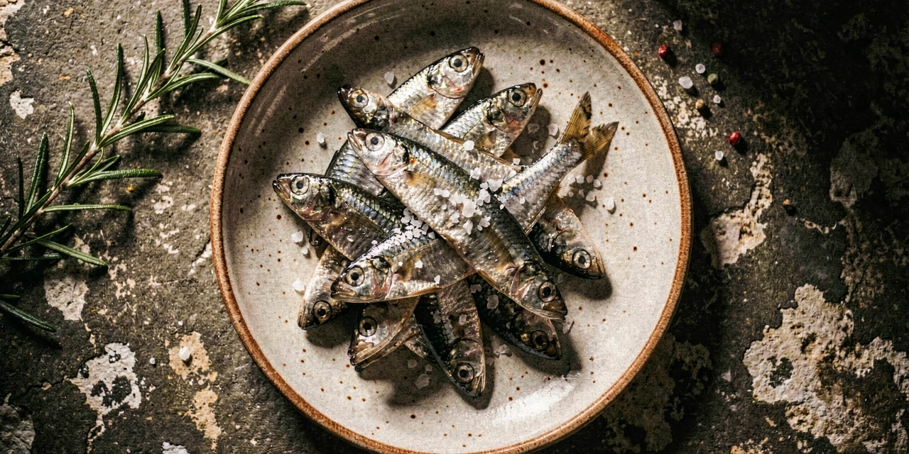 Ingredientes frescos do Atlântico